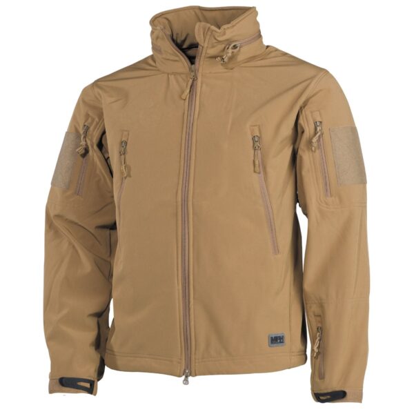Jakna softshell SCORPION TAN