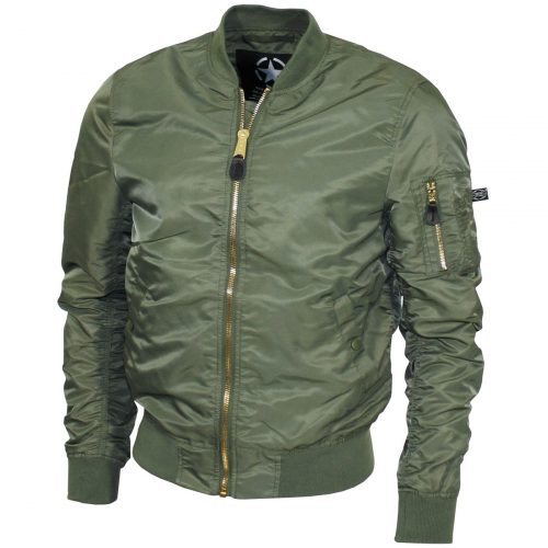 US Air Force Pilotska fajerka MA1 zelena