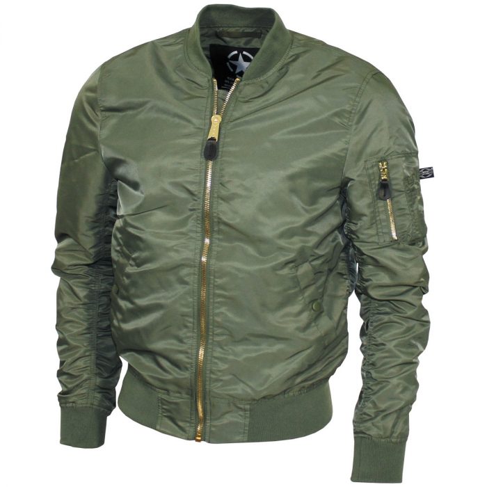 US Air Force Pilotska fajerka MA1 zelena
