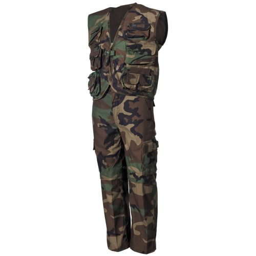 Dečiji komplet prsluk i pantalone US woodland