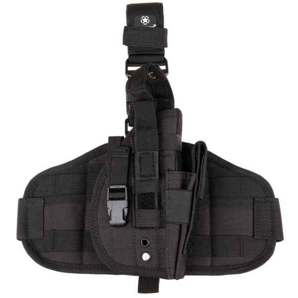 Taktički holster oko struka i butine molle desni