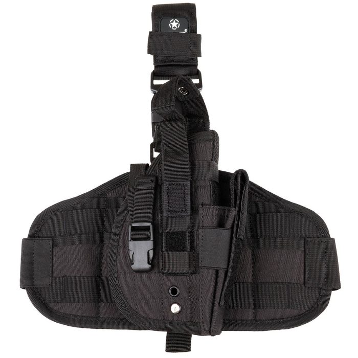 Taktički holster oko struka i butine molle desni