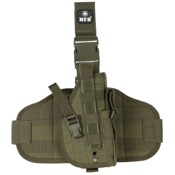 Taktički holster oko struka i butine molle desni OD