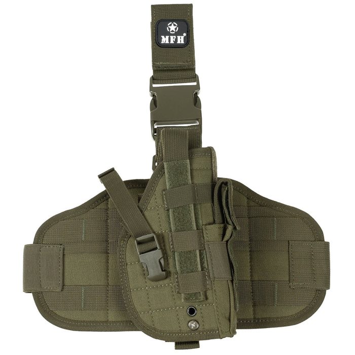 Taktički holster oko struka i butine molle desni OD