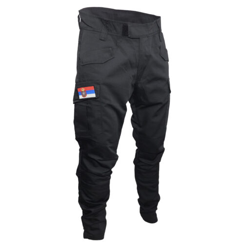 Taktičke pantalone sa amblemom crne