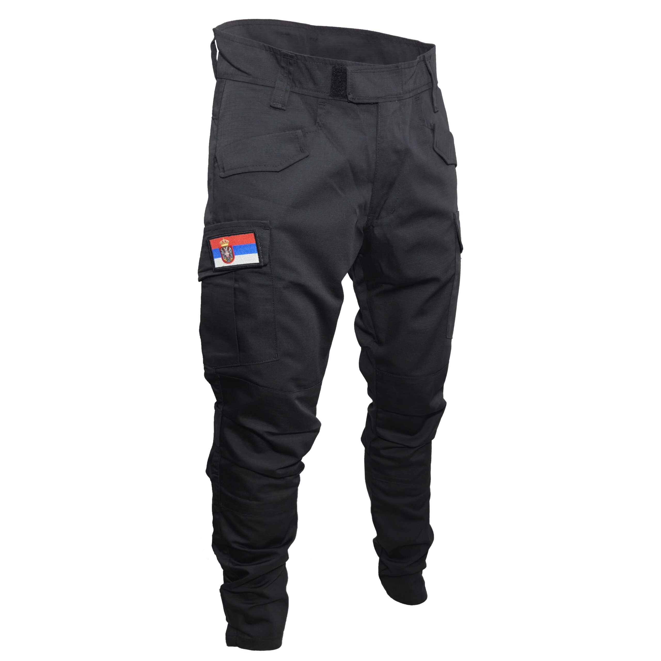 Pantalone crne Taktičke pantalone sa amblemom crne - Slika 1