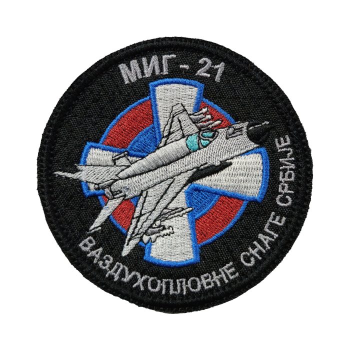 Amblem Mig 21 crni