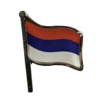 Značka za rever Zastava Srbije bez grba